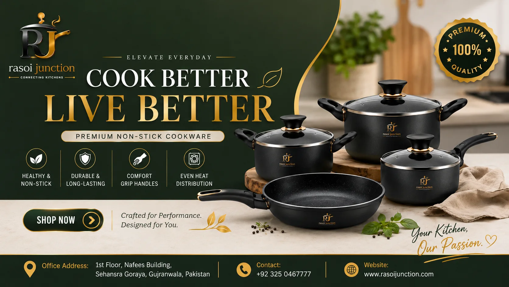 Rasoi Junction: Non-Stick Collection — Cook Better, Live Better