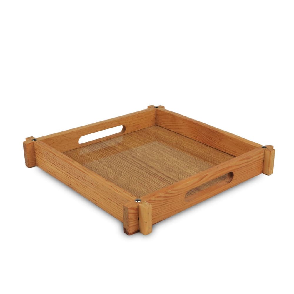 Wooden Serving Tray Square Shape Antique Design – Large